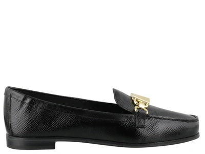 Shop Michael Michael Kors Emily Loafers In Black