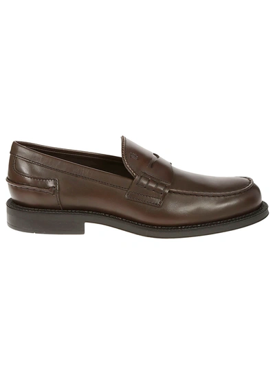 Shop Tod's Slide-on Moccasin Loafers In Testa Di Moro