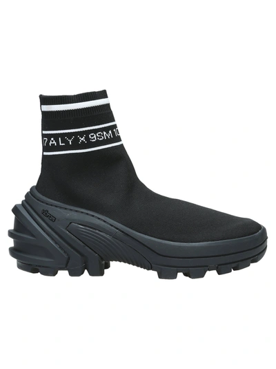 Shop Alyx Sock-style High Top Sneakers In Black