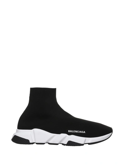 Shop Balenciaga Speed Black Sneakers In Nero