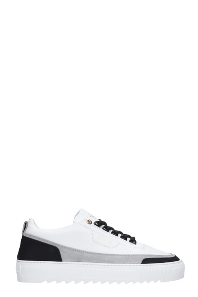 Shop Mason Garments Firenze Sneakers In White Suede And Leather
