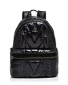 Mcm Kissen Medium Backpack In Navy