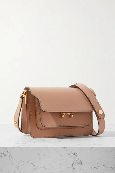 Marni Trunk Mini Leather Shoulder Bag