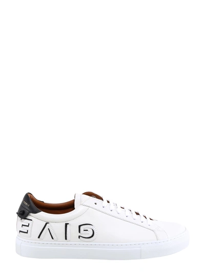 Shop Givenchy Inverted Logo Low-top Sneakers In White