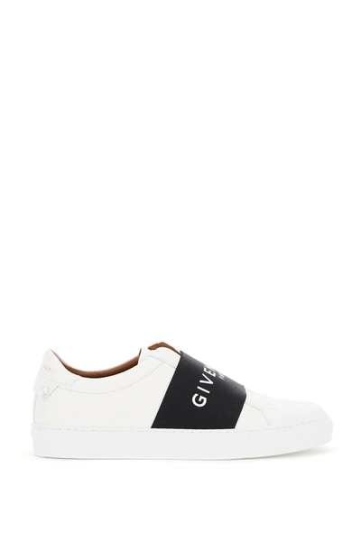 Shop Givenchy Urban Street Sneakers With Elastic Band In White Black