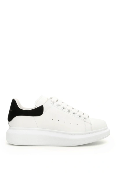 Shop Alexander Mcqueen Oversized Sneakers In White Black (white)