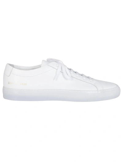 Shop Common Projects White Leather Achilles Sneakers