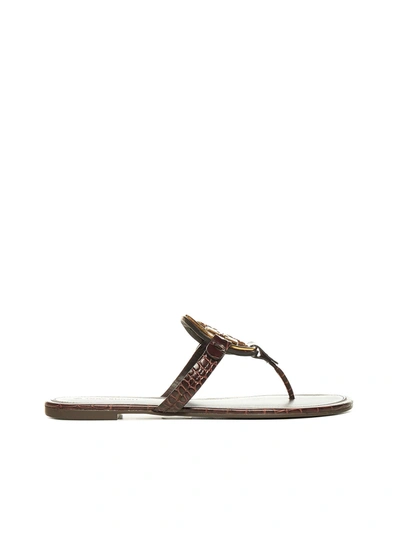 Shop Tory Burch Sandals In Coco Bark