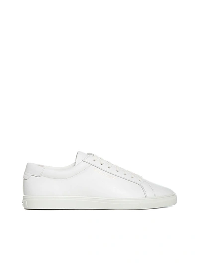 Shop Saint Laurent Sneakers In Blanc/optique