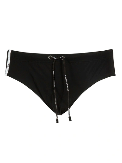 Shop Dolce & Gabbana Lace Swim Briefs