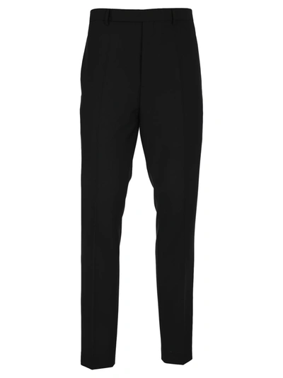 Shop Rick Owens Slim Fit Trousers