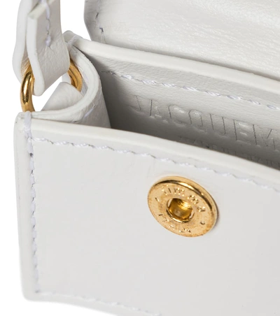 Shop Jacquemus Le Petit Chiquito Leather Crossbody Bag In White