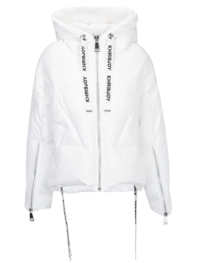 Shop Khrisjoy Khris Puffer Jacket In Bianco