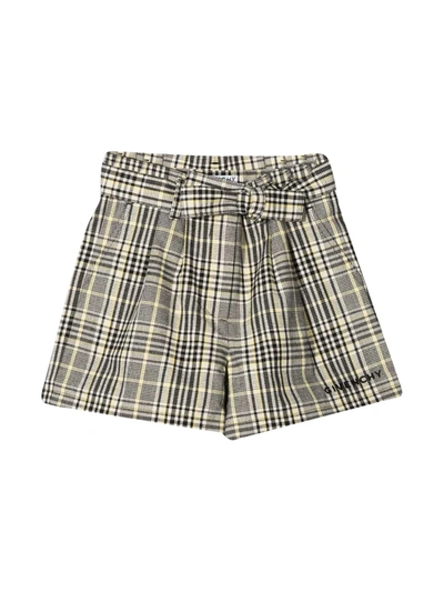 Shop Givenchy Checked Shorts In Unica