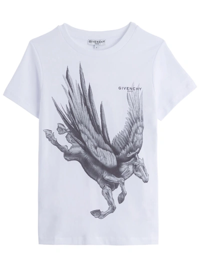 Shop Givenchy Tee With Print In White