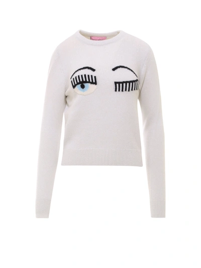 Shop Chiara Ferragni Sweater In Bianco