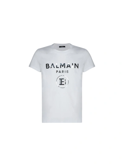 Shop Balmain T-shirt In Blanc