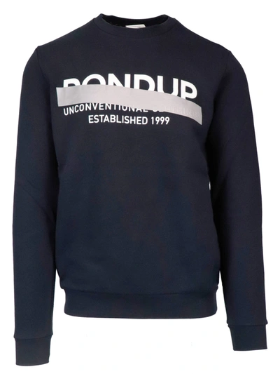 Shop Dondup Cotton Sweatshirt In Blue