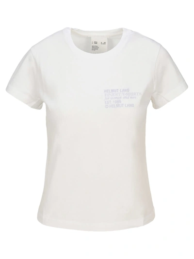 Shop Helmut Lang Baby Tee In White