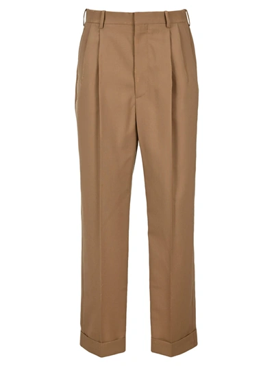 Shop Marni Tailored Trousers In Beige