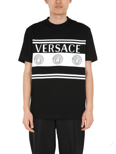 Shop Versace Round Neck T-shirt
