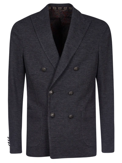 Shop Etro Double-breasted Blazer