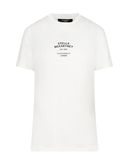 Shop Stella Mccartney 23 Old Bond Street T-shirt In Pure White