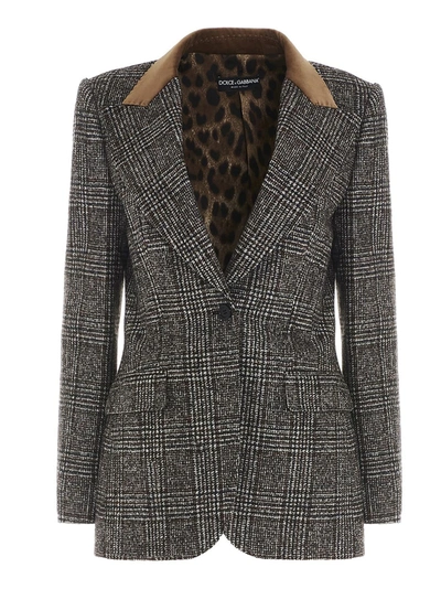 Shop Dolce & Gabbana Jacket In Check