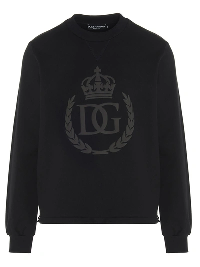 Shop Dolce & Gabbana Sweatshirt In Nero.
