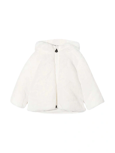 Shop Moncler Candle White Down Jacket