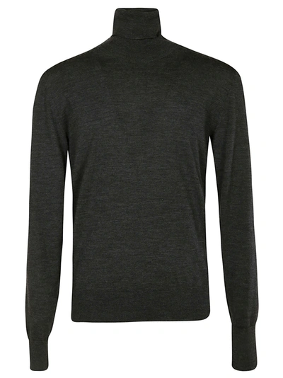 Shop Dolce & Gabbana Turtleneck Jumper In Cannadifucilescuro