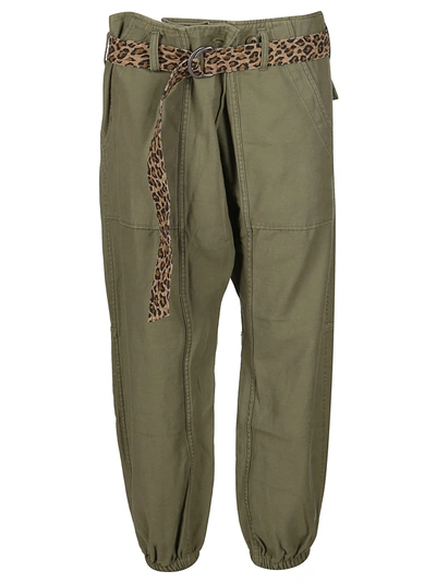 Shop R13 Olive Green Cotton Trousers