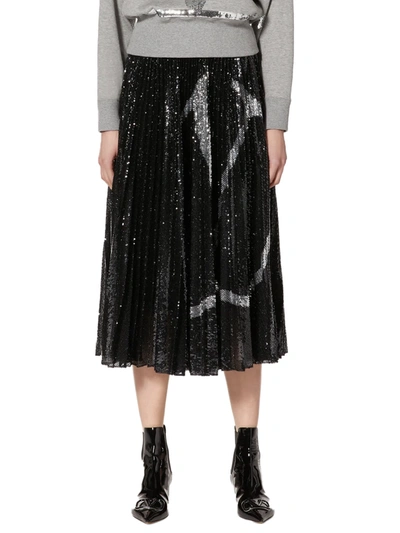 Shop Valentino Jersey Skirt Vlogo Signature In N46