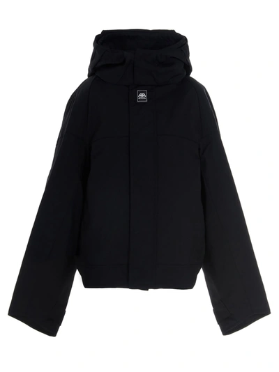 Shop Balenciaga Upside-down Jacket In Black