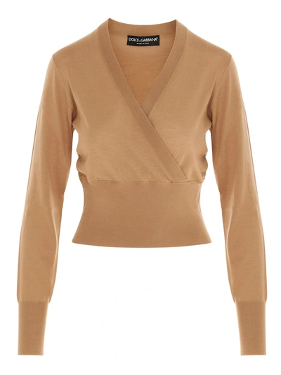 Shop Dolce & Gabbana Sweater In Cammello