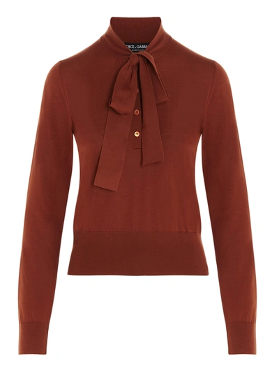 Shop Dolce & Gabbana Sweater In Arancione