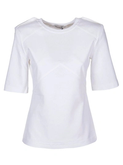Shop Max Mara T-shirt In Bianco