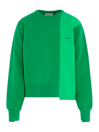 Shop Ambush Sweatshirt In Fluo Green