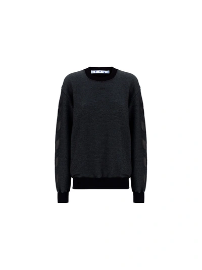 Shop Off-white Sweatshirt In Nero