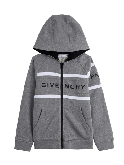 Shop Givenchy Hoodie In Grigio