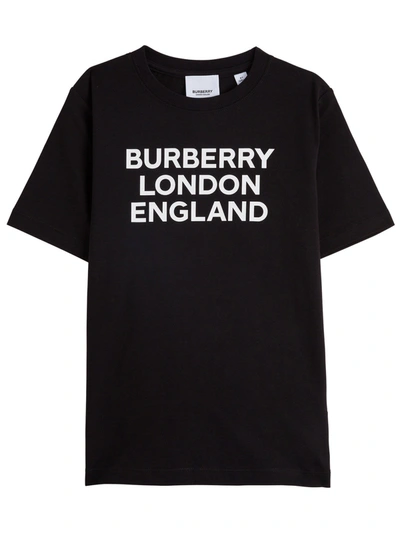Shop Burberry Abtot T-shirt In Nero