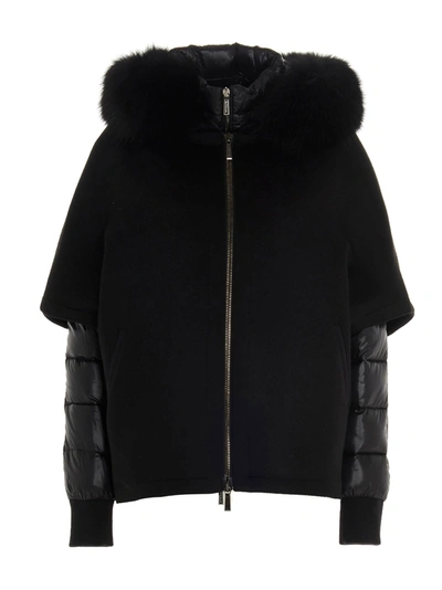 Shop Moorer Pegaso Cape In Black