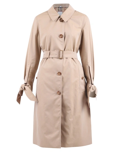 Shop Burberry Claygate Trench Coat In Brown