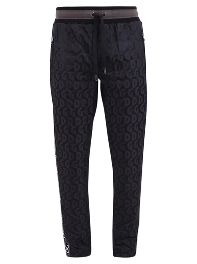 Shop Dolce & Gabbana Track Trousers In Black