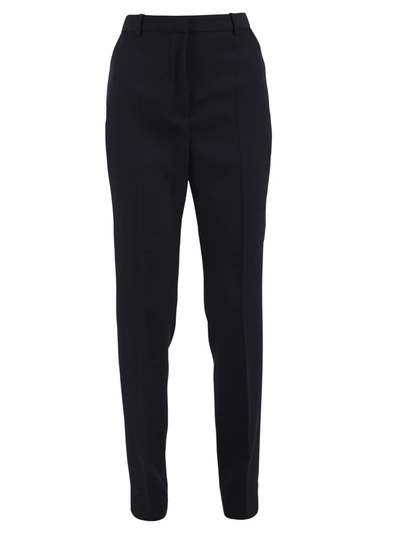 Shop Givenchy High Waist Trousers In Black