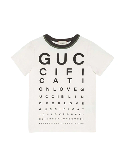 Shop Gucci White T-shirt In White Multicolor