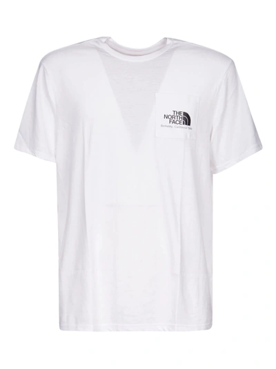 Shop The North Face Berkeley California Pocket T-shirt In Tnf White