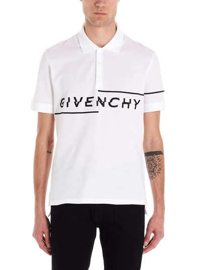 Shop Givenchy Polo In White