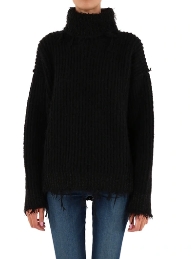 Shop Moncler Black Sweater