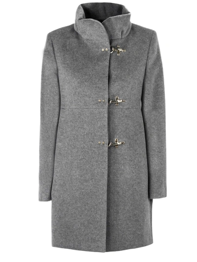 Shop Fay Grey Virgin Wool Coat